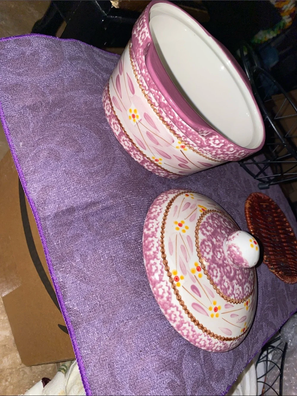 Temp-Tations 4PC Old World White Ceramic Ovenware Piece